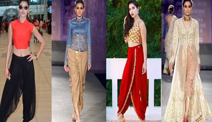 fashion trends,fashion tips,dhoti style,must be try these style dhoti